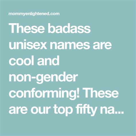 Looking For A Badass Unisex Name Youll Love These Unisex Name