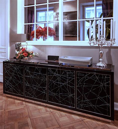 Maybe you would like to learn more about one of these? Modern Cabinet in Stained Oak Veneer with Black Artisan ...