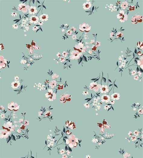 Ditsy Floral Pattern Isolated Shutterstock Floral Pattern Pretty
