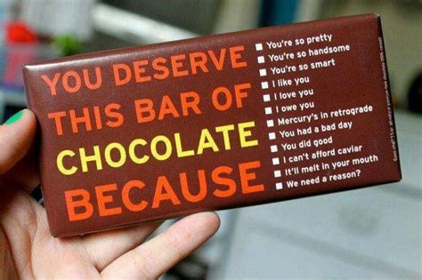 I Should Just Give This As A Present Chocolate Quotes Chocolate Day