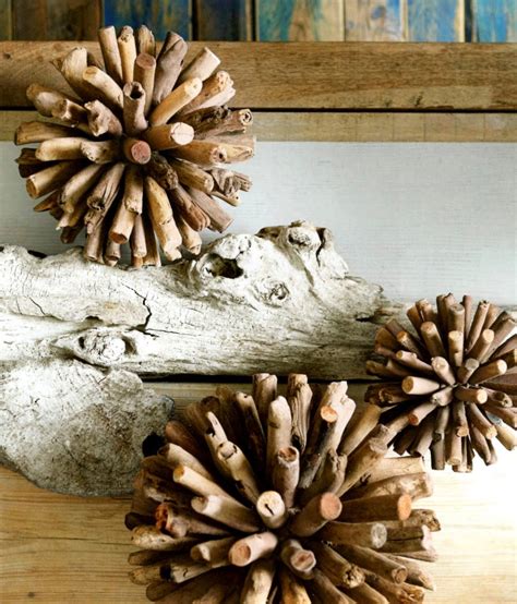 Seaside Inspired Beach Decor Driftwood Christmas Decor For A Natural