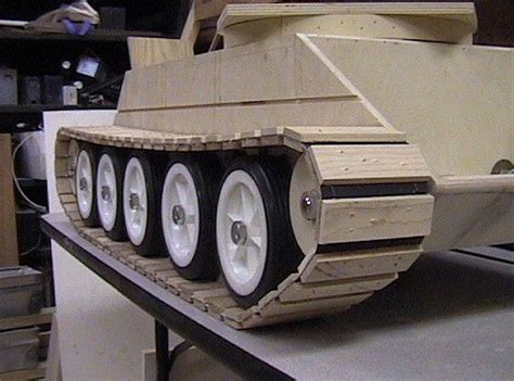 Small Tracked Vehicle Designs From Remote Control Tanks