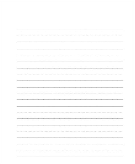 39 Printable Lined Paper Templates
