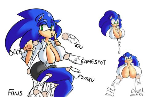 Sonic Rule 63 Female Versions Of Male Characters