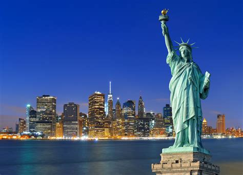 Freiheitsstatue In New York City Auch „lady Liberty“ Genannt