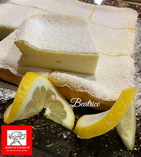 quadrotti di ricotta al limone amici in cucina