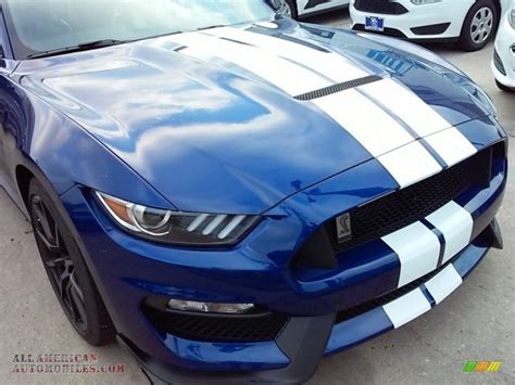2016 Ford Mustang Shelby Gt350 In Deep Impact Blue Metallic Photo 3