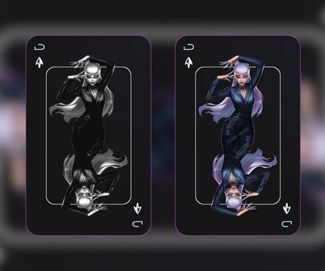 I Made All The Kda Members In The Playing Card Style Of The Lyrics Video Here Is Our Queendiva
