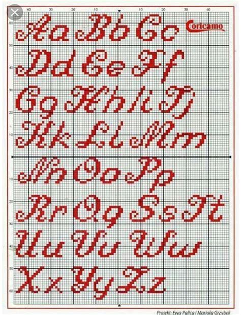 Filet Crochet Alphabet Charts Transborder Media