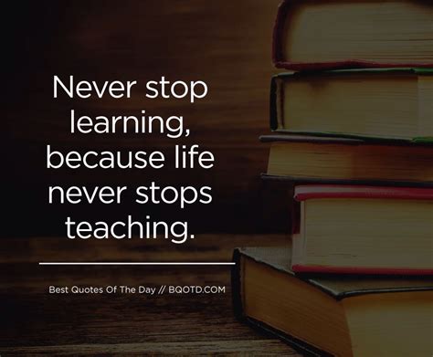 Never Stop Learning Quotes Shortquotescc