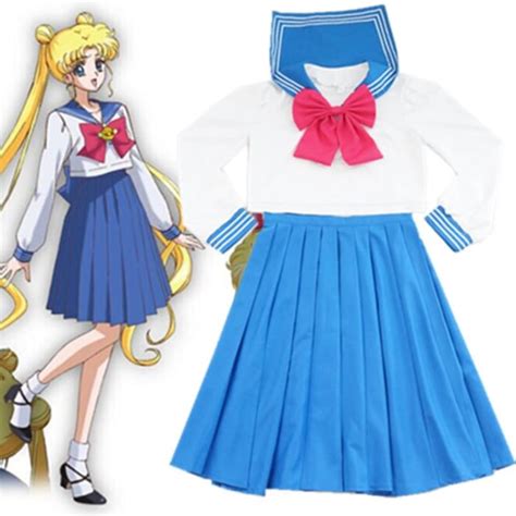 Sailor Moon Tsukino Usagimizuno Ami Sailor Seifuku Uniform Set Cp15