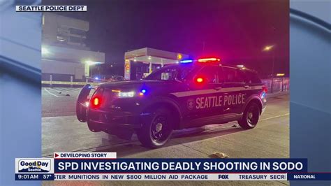 Spd Investigating Deadly Shooting In Sodo Youtube