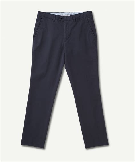 Comfort Chino Pants Navy Casual Pants Gazman