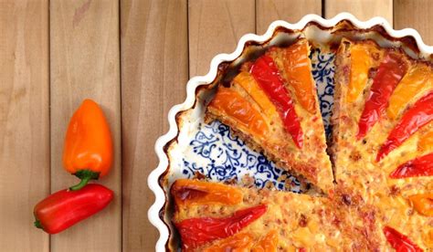 Sweet Pepper Quiche Low Carb Quiche Stuffed Sweet
