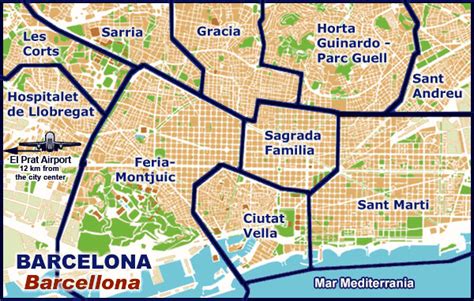 Barcelona Catalunya Informacion Y Mapa