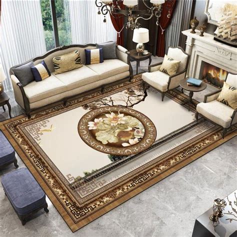 Buy Pastoral Area Rugs Living Room Bedroom Chinese Big Jacquard Sofa