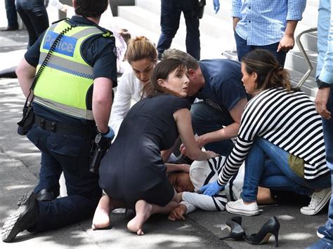 Melbourne Cbd Car Chase At Bourke St Mall Pedestrians Acts Of Kindness