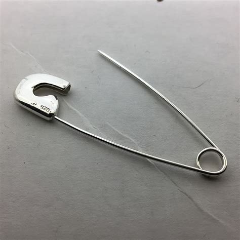 Safety Pin Sterling Silver