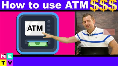 How To Use An Atm In English Easy Instructions Youtube