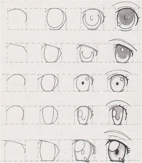 Como Dibujar Animemangachibi Ojos Anime Eye Drawing Anime