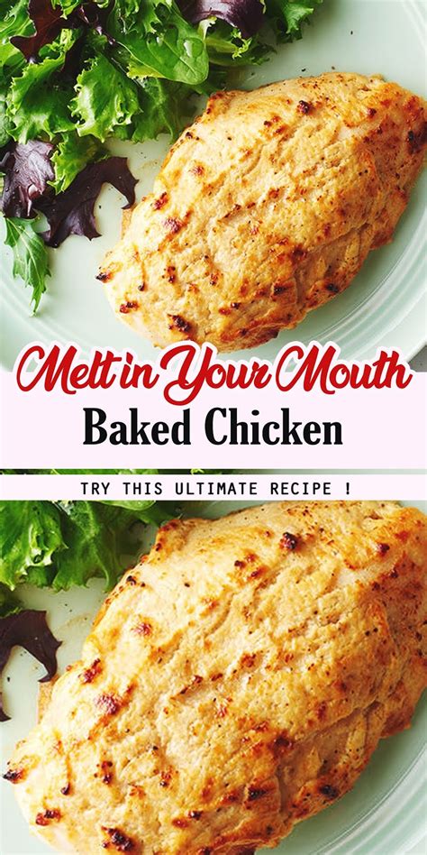 Arrange your chicken pieces in one layer on your baking dish. Melt-In-Your-Mouth Baked Chicken - 3 SECONDS