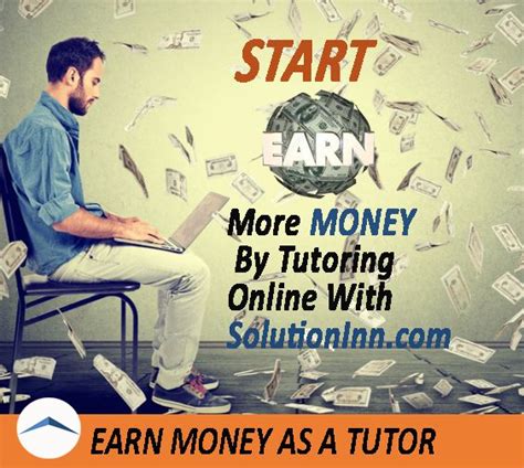 Earn Money As Tutor Tutor Online Tutoring Earn Money