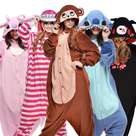 Panda Onesies Pajamas Adults Flannel Anime Pajama Cartoon Unisex