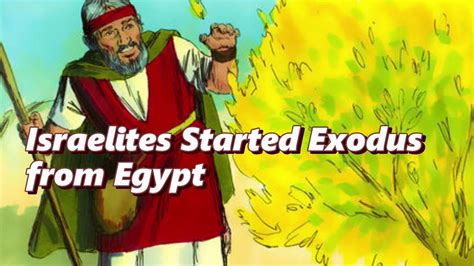 The Israelites Started Exodus From Egypt Youtube