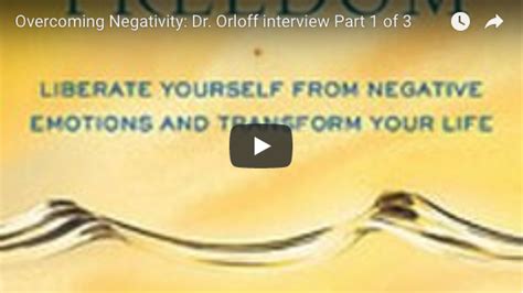 Dealing With Negativity Judith Orloff Md