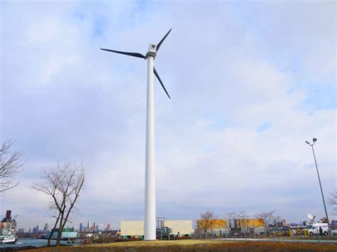 Nyc Opens Its First Large Scale Wind Turbine
