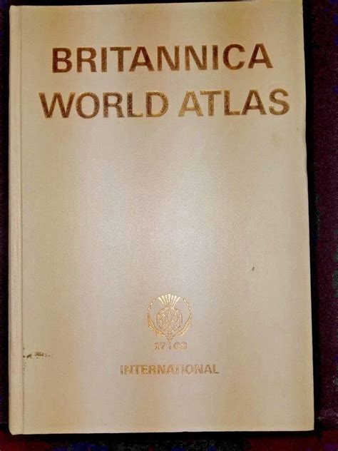 Vintage Britannica Atlas 1768 1967 117 Map Plates World Atlas