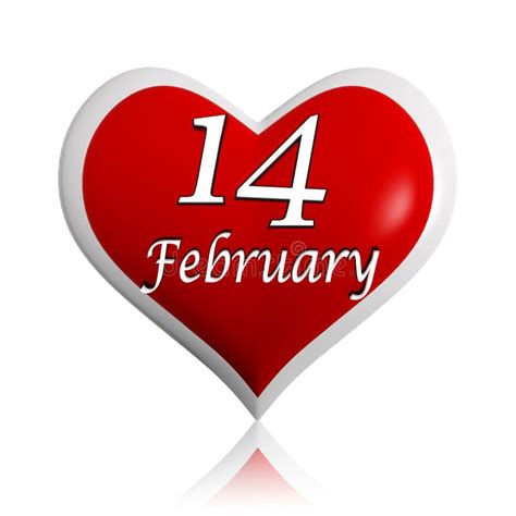 14 February Red Heart Stock Images Image 28896264