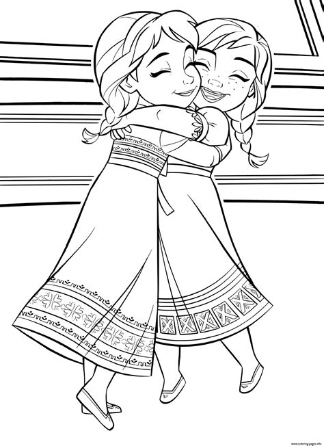 Search images from huge database containing over 620,000 coloring pages. Baby Kids Elsa Anna Frozen 2 Coloring Pages Printable