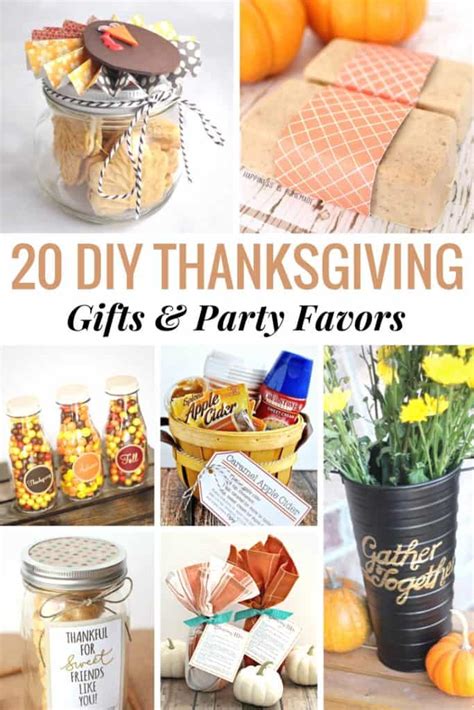 20 Diy Thanksgiving Ts And Party Favors Easy Thanksgiving Crafts