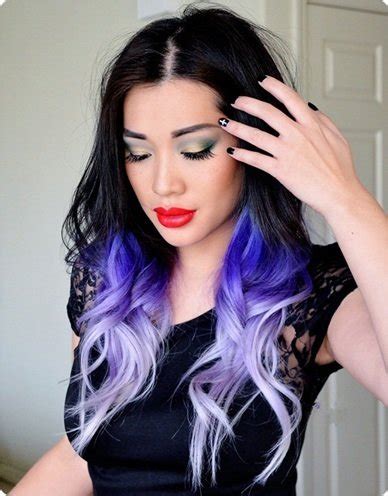 You might be pleasantly surprised at the results. Trend Alert: Black And Purple Hair! Would You Dare?