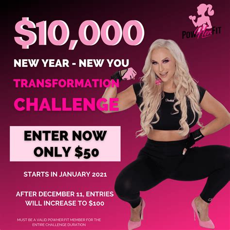 New Year New You 10000 Fitness Transformation Challenge Powherfit