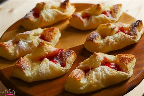 Soft Cheese And Jam Pastries Afelia S Kitchen