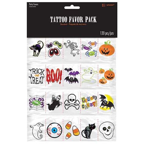 Hhf Halloween Tattoo Mega Value Pack Canuck Amusements And