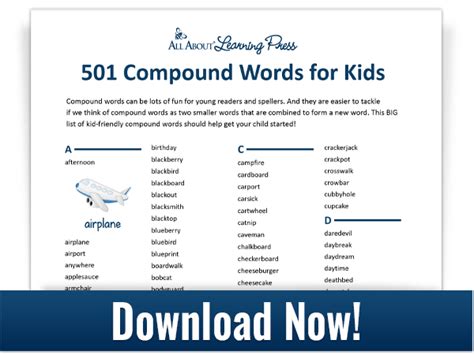 Teaching Compound Words The Essential Guide Free Downloads