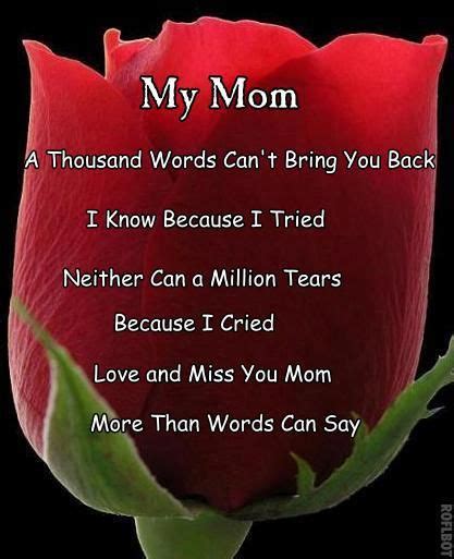 17 Best Images About I Miss You Mom On Pinterest My Mom