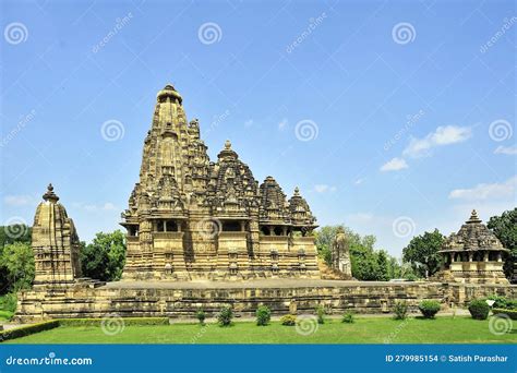 Beautiful Architectural Building Of Visvanatha Temple At Khajuraho