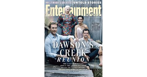 Dawsons Creek Cast Reunion On Ew Cover 2018 Popsugar Entertainment