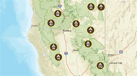 Find Hundreds Of Northern California Campsites With This Interactive Map