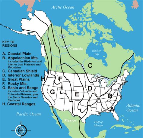 The 8 Geographic Regions Of North America