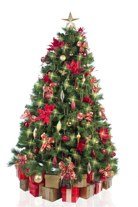 I thought i would upload a few different coloured selections of the same image. Christmas Tree with Red & Gold Decorations