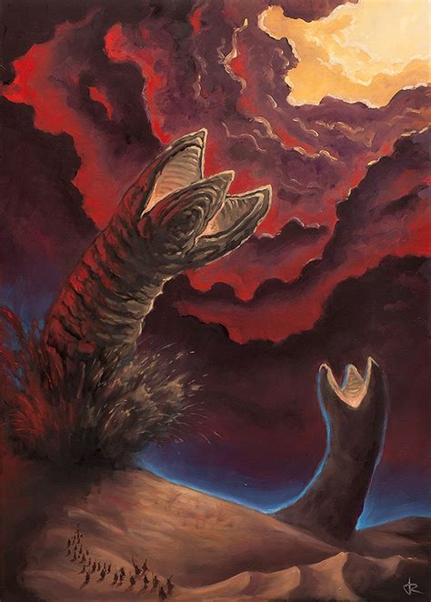 Shai Hulud Dune Arrakis Sand Worm By Rugidoart On Deviantart