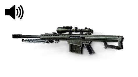 Cod Barrett 50cal M82a1 Sniper Rifle Shot Sound Effect 🔫💥 Youtube