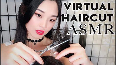 Asmr Virtual Haircut With Real Hair Youtube