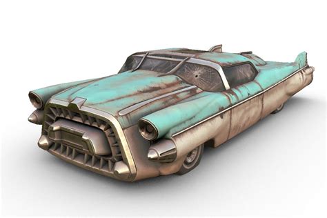 Fan Art Of Fallout 3s Iconic Car Design The Car Was Orginally