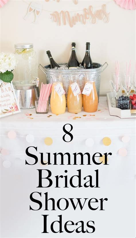 8 Bridal Shower Ideas That Are In For Summer 2018 Summer Bridal Showers Bridal Shower